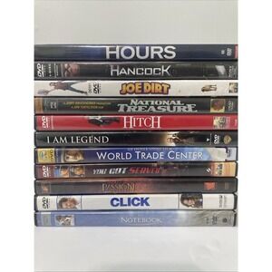 Lot of 11 DVDs Movies Action Comedy Drama Will Smith Paul Walker Nicolas Cage